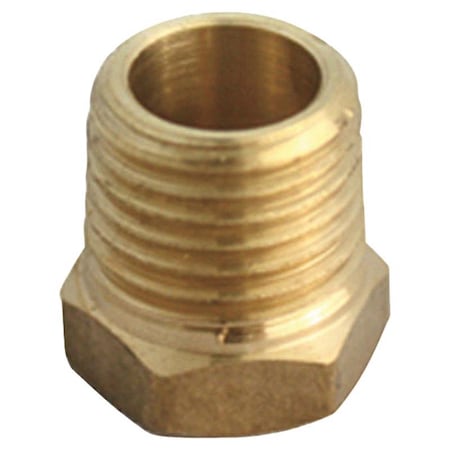 Homeplus+ ATC 1 in. MPT X 1/2 in. D FPT Brass Hex Bushing 6JC125110701025